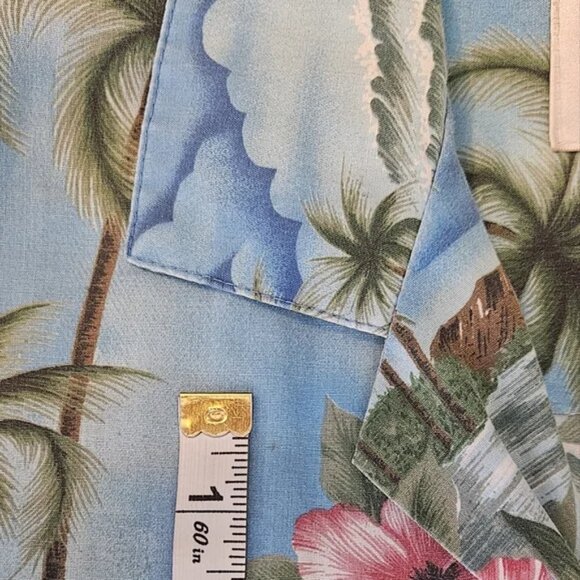 VTG Ky's Tropical Scenic Aloha Hawaiian Shirt Size XL - Picture 5 of 5